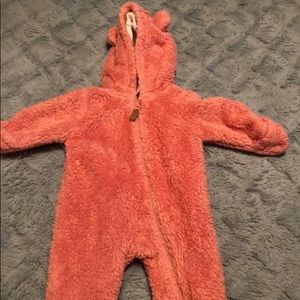Fleece bodysuit
